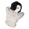 Pluche Handpop Knuffel Pinguin 22 Cm