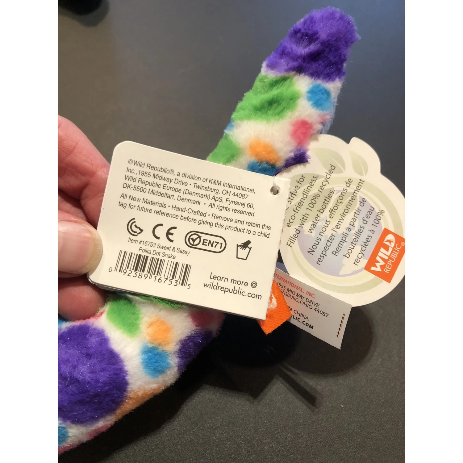 Wild Republic Knuffeldiertje Slang Pluche Blauw Stippen Kleur 137 Cm 2 Wild Republic Knuffeldiertje Slang Pluche Blauw Stippen Kleur 137 Cm - Afbeelding 2