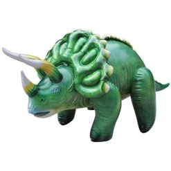 Opblaasbare Dinosaurus - Triceratops - Groen - 109 Cm