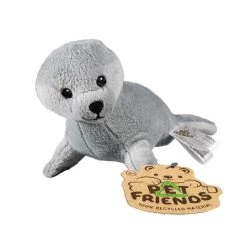 Pluche Knuffel Zeehond Grijs 20 Cm