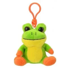 Pluche Kikker Knuffel Sleutelhanger 9 Cm