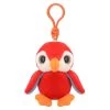 Pluche Pinguin Sleutelhanger Rood 9 Cm