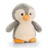 Keel Toys Pluche Pinguin Knuffel Grijs/wit 14 Cm