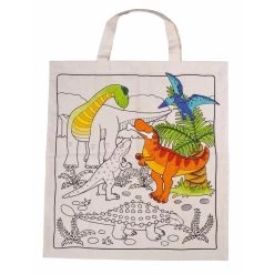 Katoenen Tasje Met Dinosaurus Motief