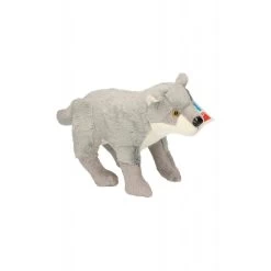 Wolf Knuffel Met Kraalogen 25 Cm