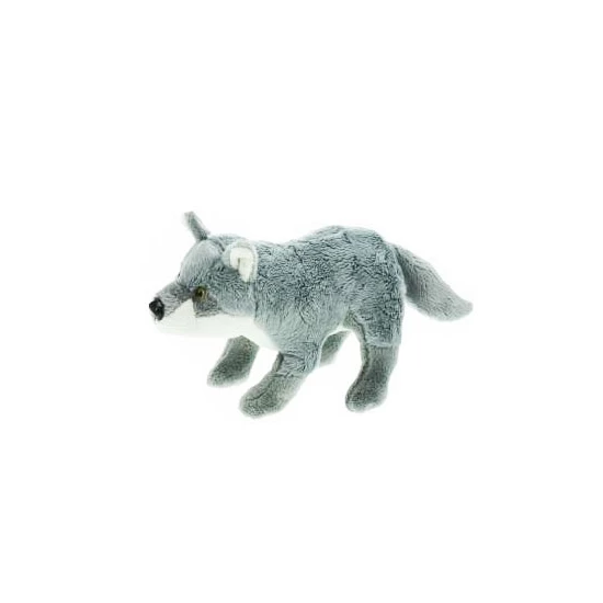 Wolf Knuffel Met Kraalogen 25 Cm 2 Wolf Knuffel Met Kraalogen 25 Cm - Afbeelding 2