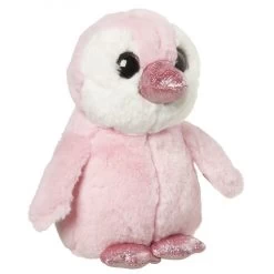 Pluche Pinguin Knuffel Roze 18 Cm