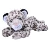 Wild Republic Pluche Knuffel Dieren Eco-kins Sneeuw Luipaard/panter Van 30 Cm