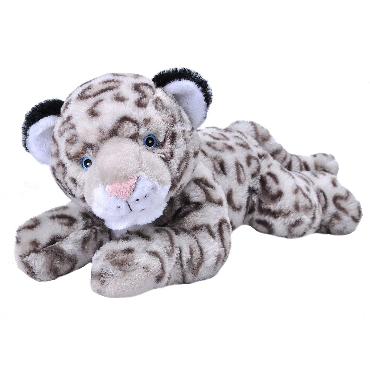 Wild Republic Pluche Knuffel Dieren Eco-kins Sneeuw Luipaard/panter Van 30 Cm 1 Wild Republic Pluche Knuffel Dieren Eco-kins Sneeuw Luipaard/panter Van 30 Cm